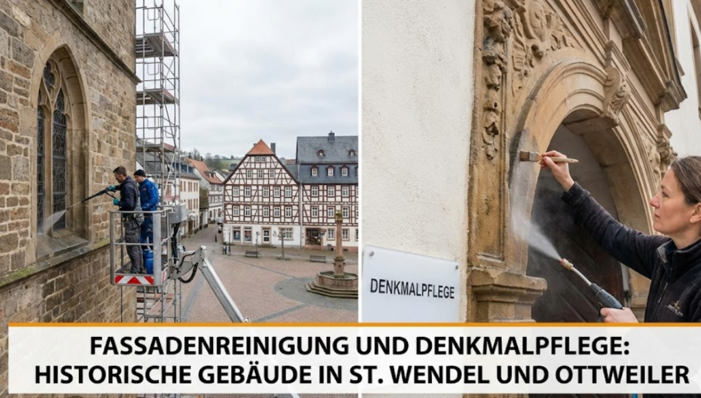 Fassadenreinigung und Denkmalpflege: Historische Gebäude in St. Wendel und Ottweiler